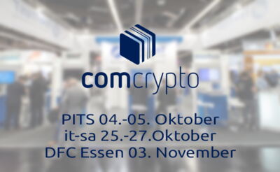 Veranstaltungstermine mit comcrypto für den Herbst 2022